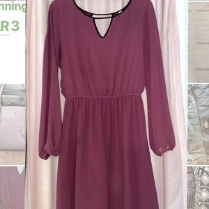 Purple/maroon dress